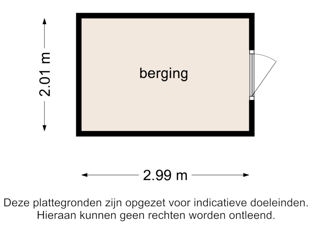 Bekijk plattegrond van Berging van Schaduwmaskerstraat 11