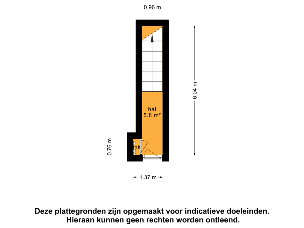 Bekijk plattegrond van Begane grond van Prinsesseweg 87-A