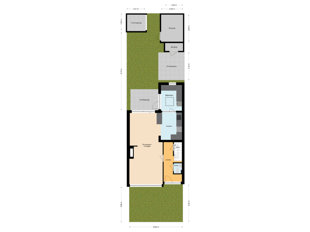 View floorplan of Situatie of Ulst 11