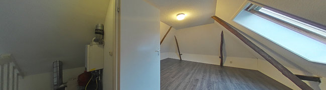 Bekijk 360° foto van Slaapkamer van Blauwehandsteeg 1-02