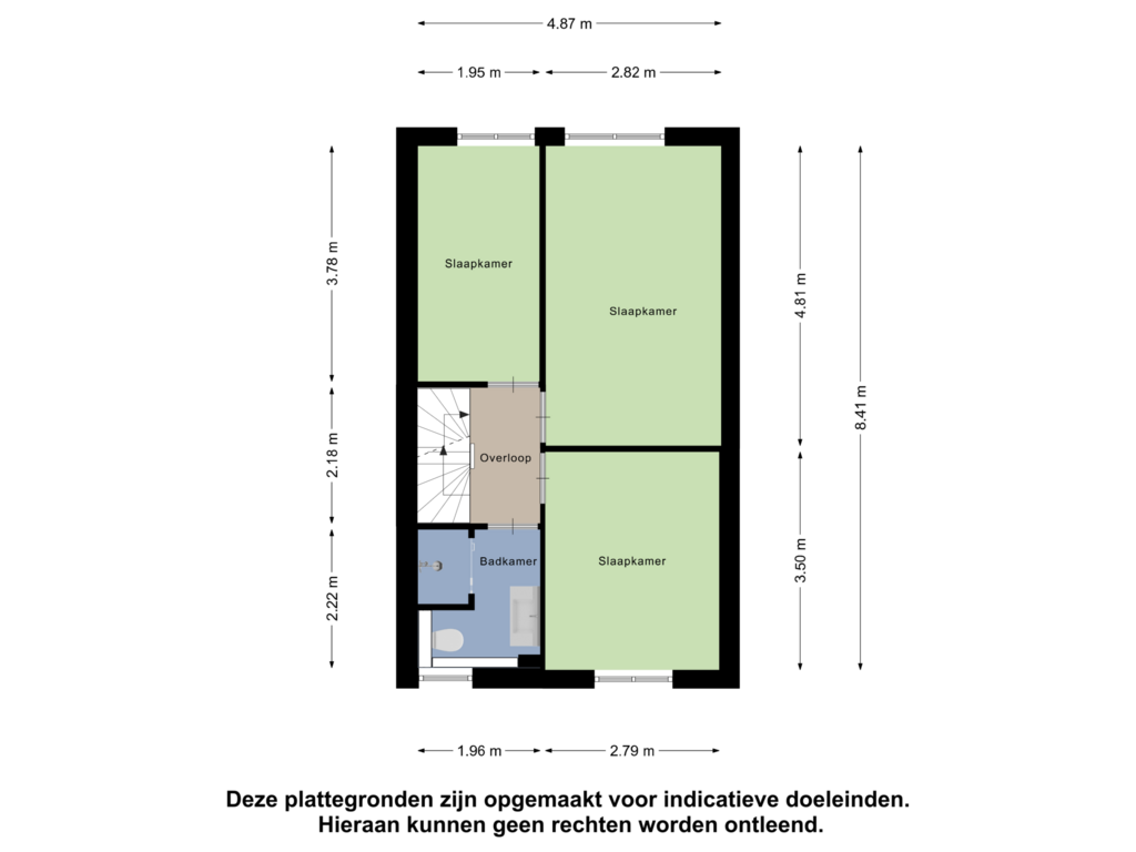 Bekijk plattegrond van Eerste Verdieping van Chopinstraat 57