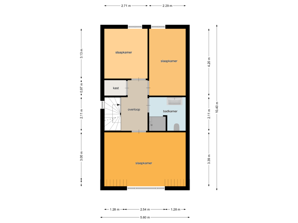 Bekijk plattegrond van Floor 1 van Willem Kesteloostraat 3