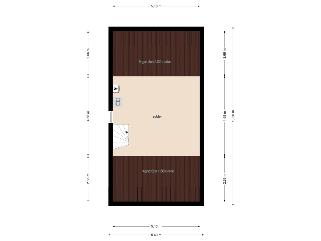 Bekijk plattegrond van Floor 2 van Willem Kesteloostraat 3