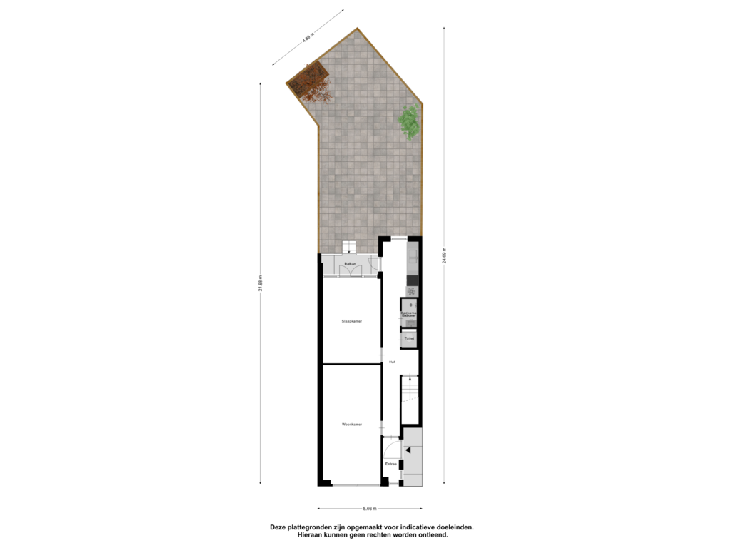 View floorplan of Begane Grond_Tuin of Professor Kamerlingh Onneslaan 90-B