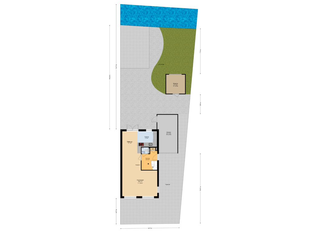 Bekijk plattegrond van Situatie van De Snikke 5