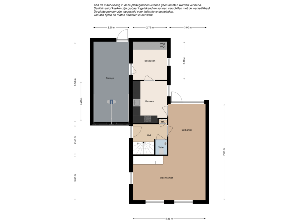 Bekijk plattegrond van Begane grond van Kluut 14