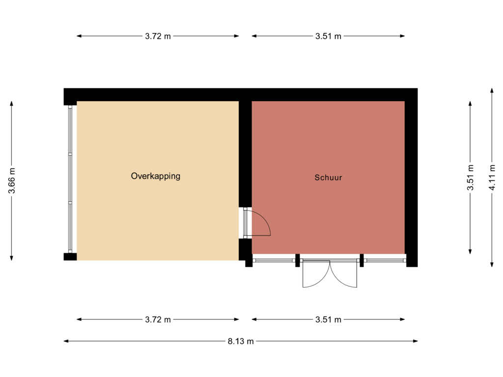 Bekijk plattegrond van Schuur van Valkruid 20