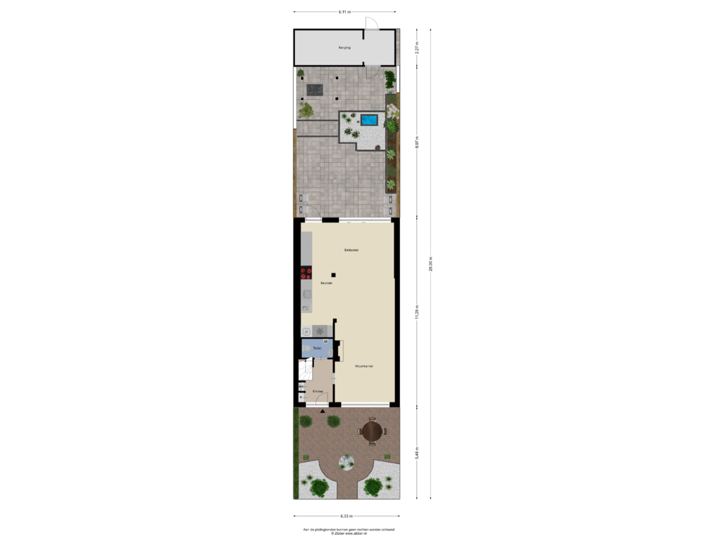 View floorplan of Begane grond_Tuin of Stuimellaan 41