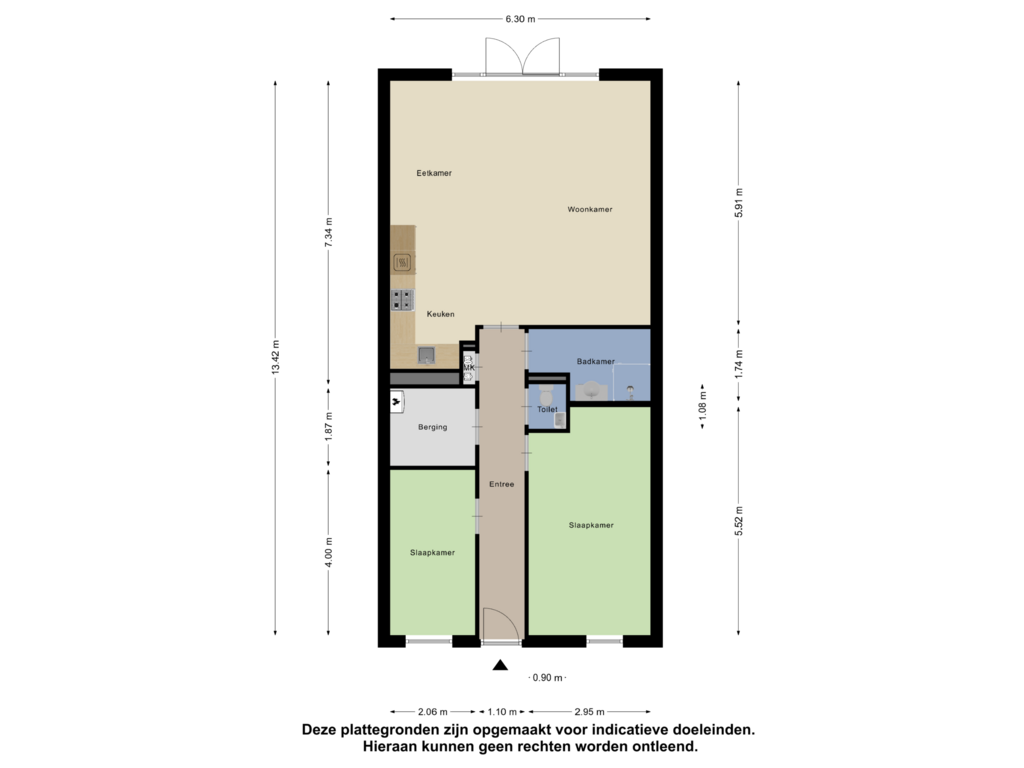 Bekijk plattegrond van Appartement van Enkelspoor 2