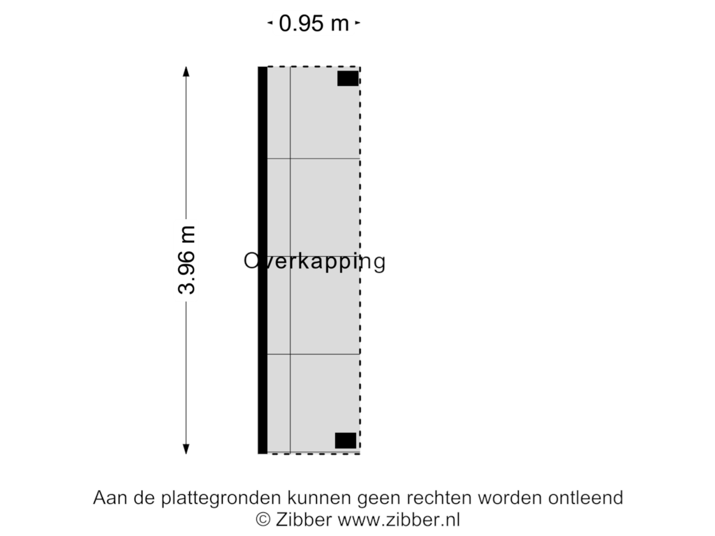 Bekijk plattegrond van Overkapping van Tonterstraat 17