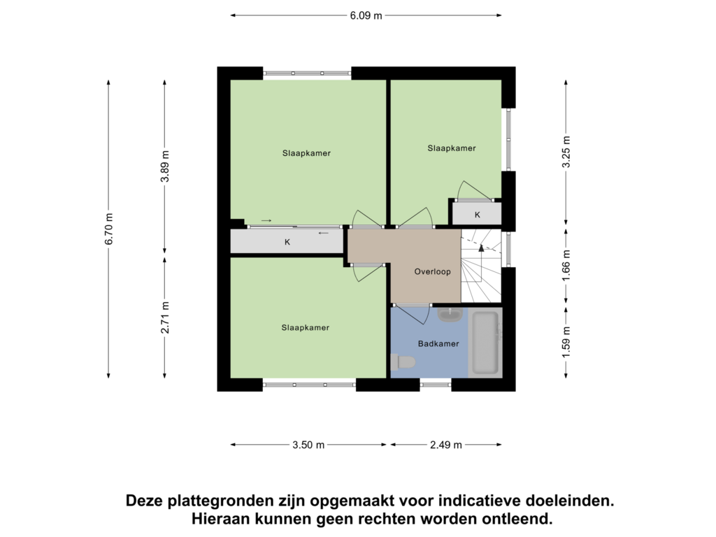 View floorplan of Eerste Verdieping of De Schutsboom 3