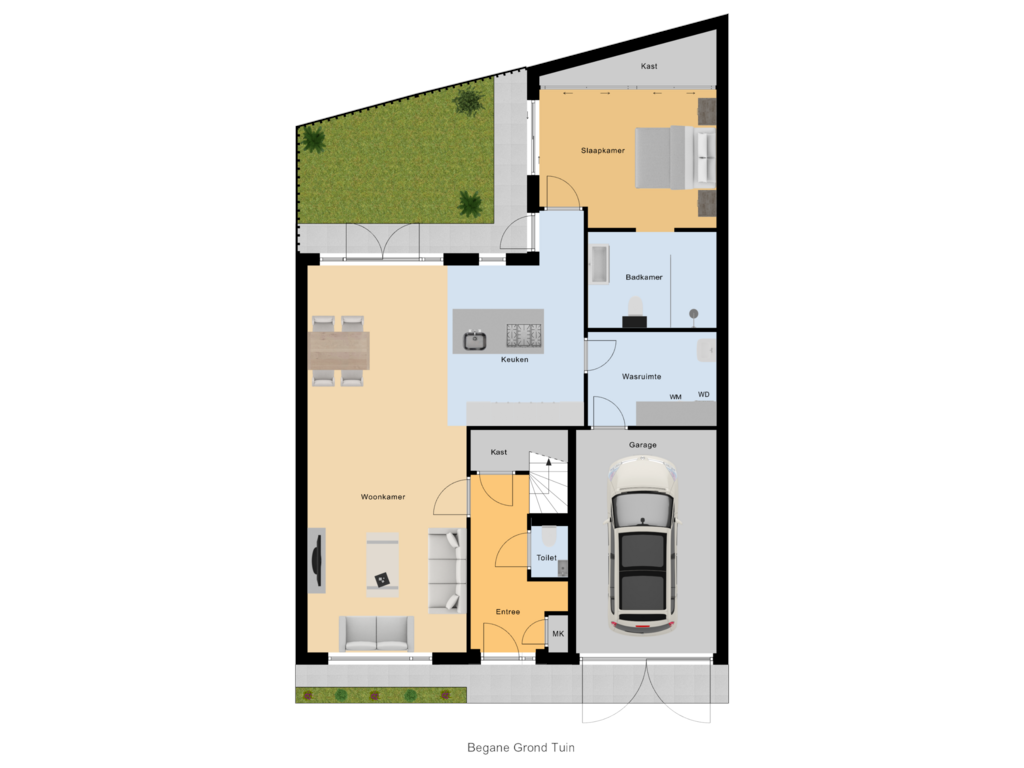 Bekijk plattegrond van Begane Grond Tuin van Haerenshof 1