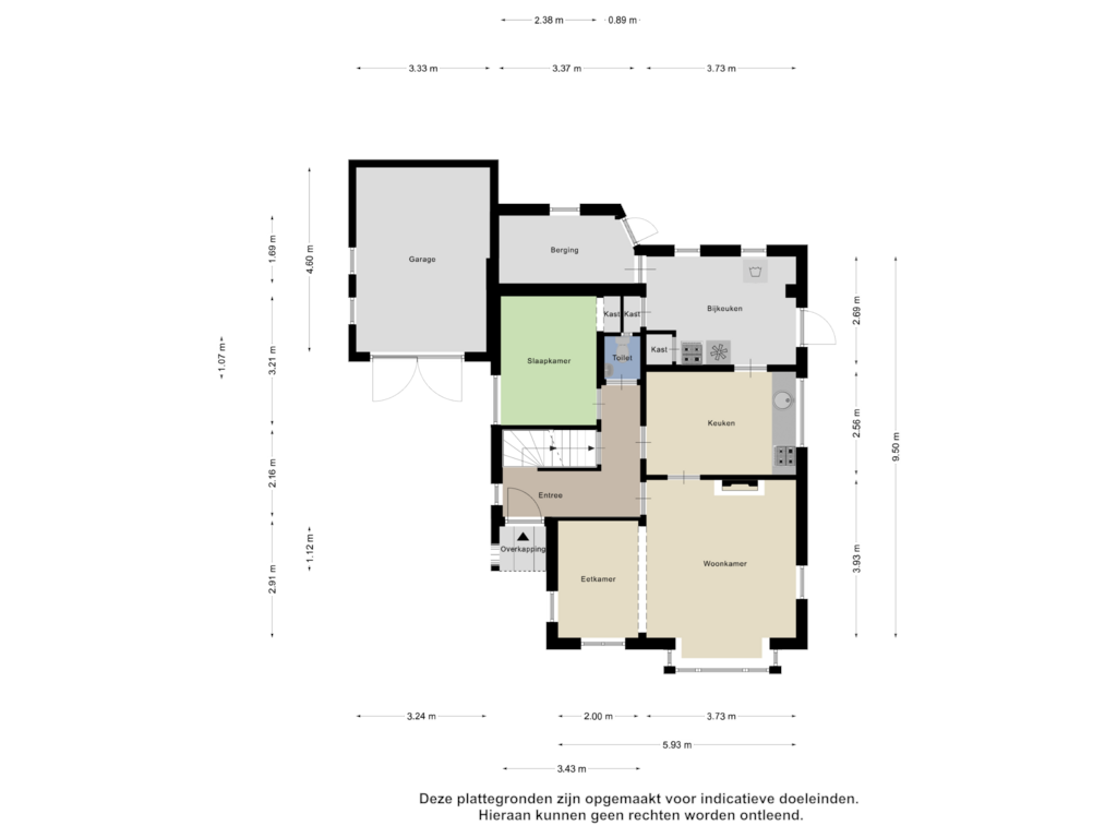 Bekijk plattegrond van Begane Grond van Steenheuvelsestraat 59