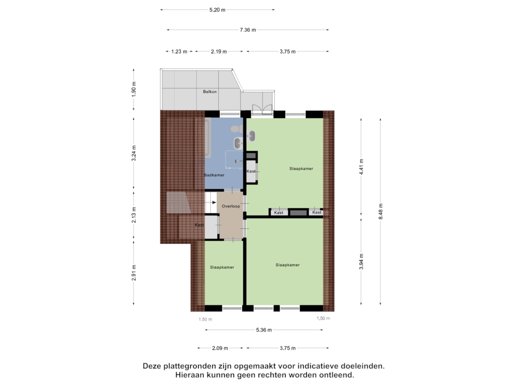 Bekijk plattegrond van Eerste Verdieping van Steenheuvelsestraat 59