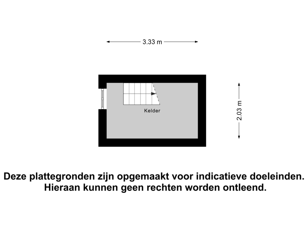 Bekijk plattegrond van Kelder van Steenheuvelsestraat 59