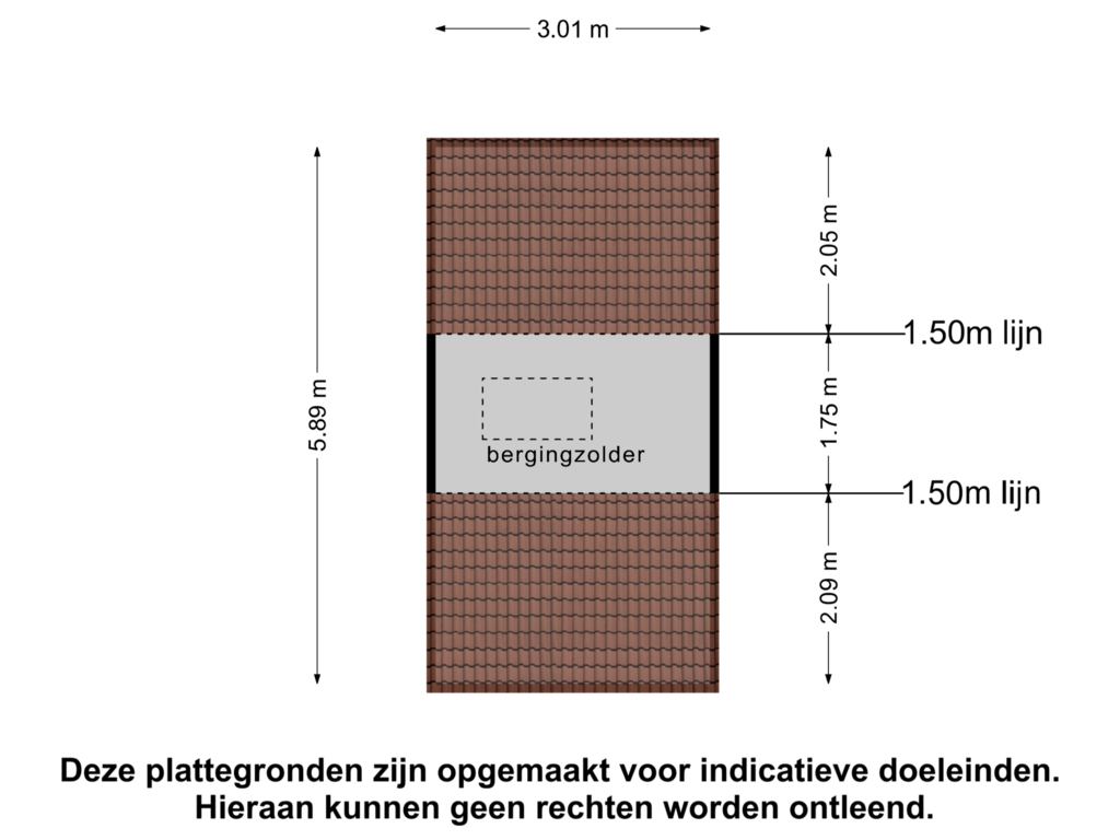 Bekijk plattegrond van 5_berging-zolder van De Meij van Streefkerkstraat 13