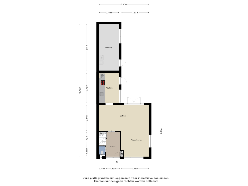 Bekijk plattegrond van Begane Grond van van Kuijkstraat 11