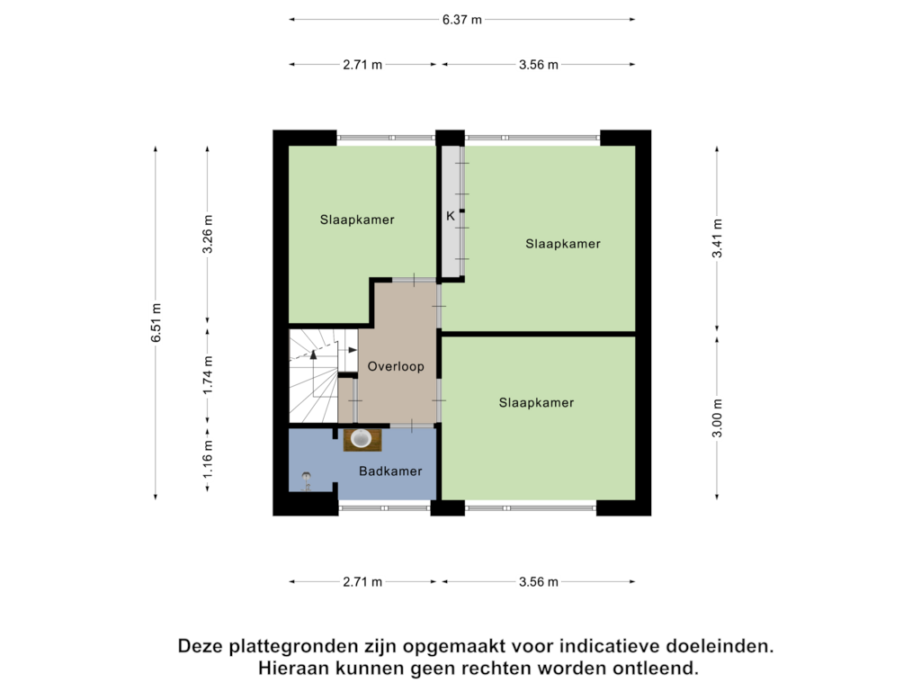 Bekijk plattegrond van Eerste Verdieping van van Kuijkstraat 11