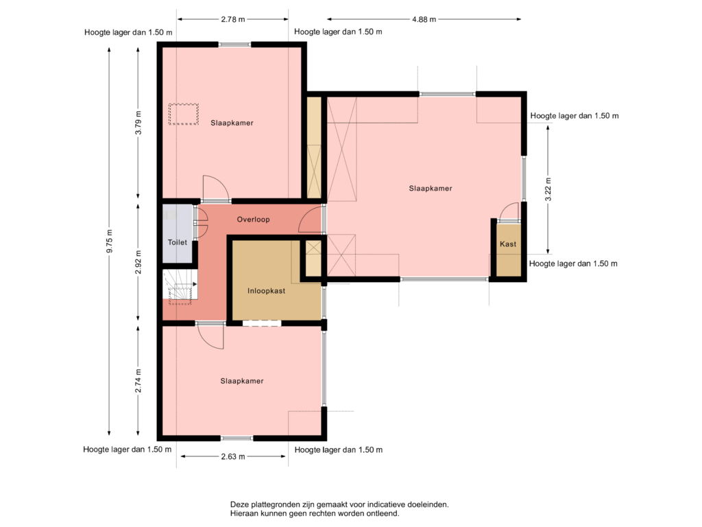 Bekijk plattegrond van Floor 3 van Hoofdstraat Oost 70