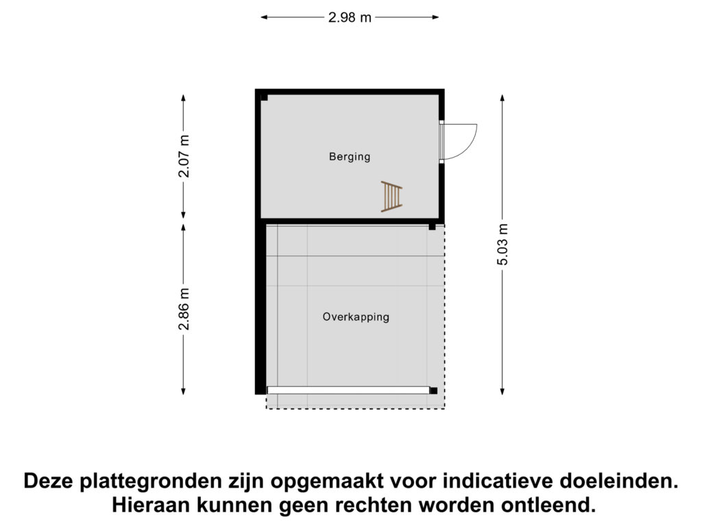 Bekijk plattegrond van Berging van De Treaskes 16