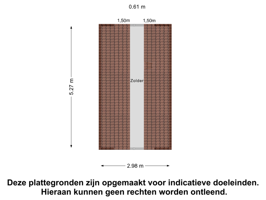 Bekijk plattegrond van Bergzolder van De Treaskes 16