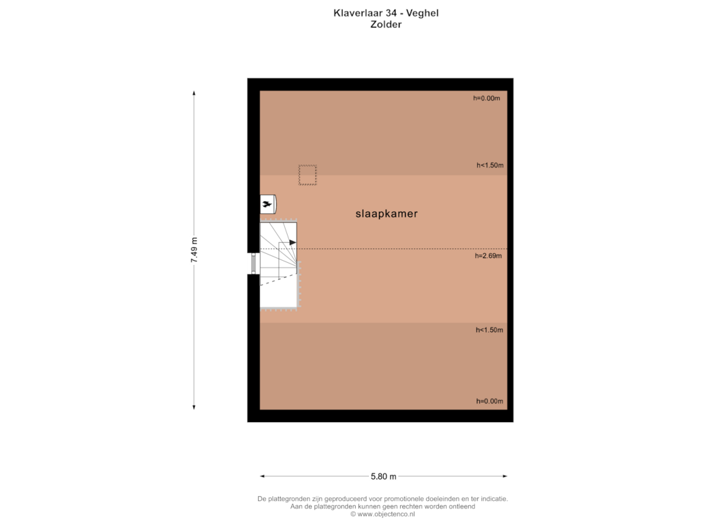 Bekijk plattegrond van ZOLDER van Klaverlaar 34