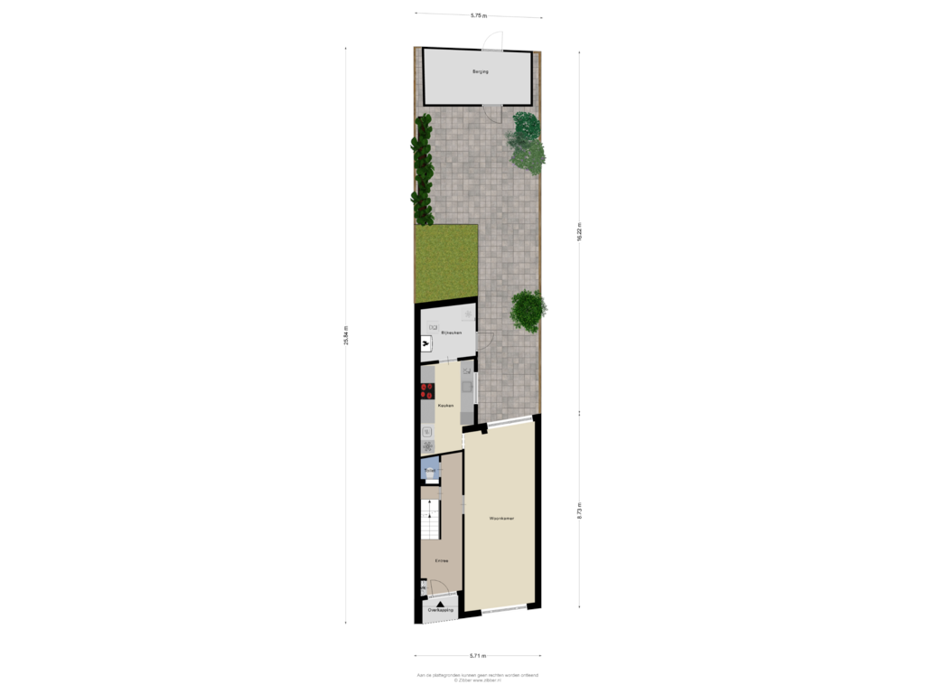 Bekijk plattegrond van Begane Grond - Tuin van Heezerweg 122