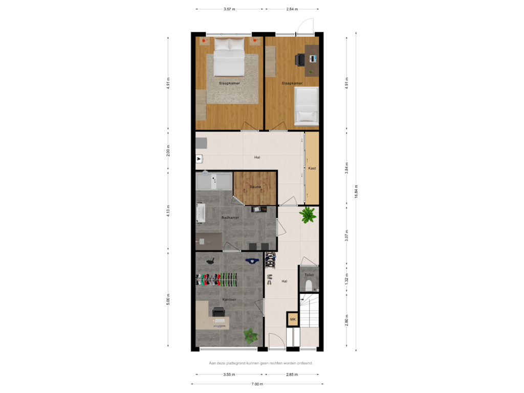 Bekijk plattegrond van BG Scheldekade van Scheldekade 19