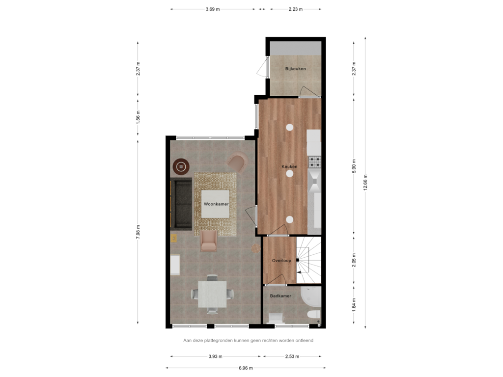 Bekijk plattegrond van 1e v Scheldekade van Scheldekade 19