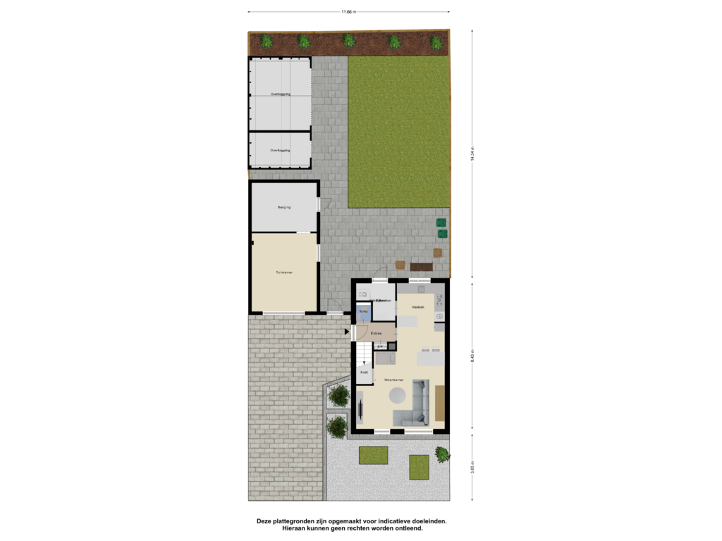 View floorplan of Begane Grond_Tuin of Tarweveld 7