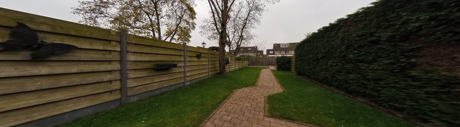 Bekijk 360° foto van Achtertuin van Wilhelminalaan 20