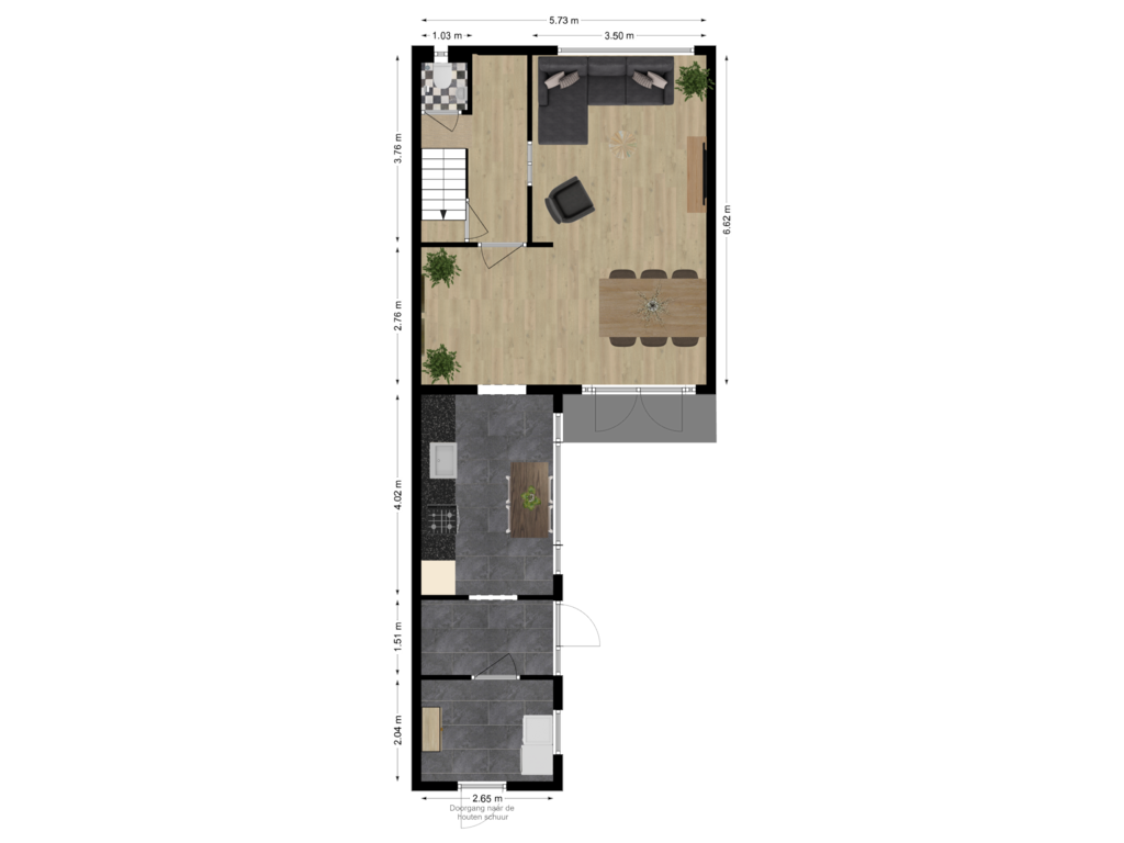 Bekijk plattegrond van Begane grond van Wilhelminalaan 20