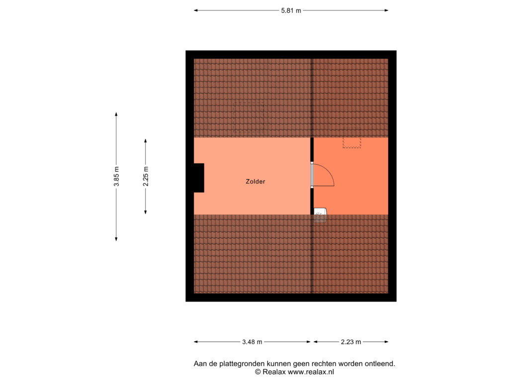 Bekijk plattegrond van Verdieping 2 van Koenraadstraat 36