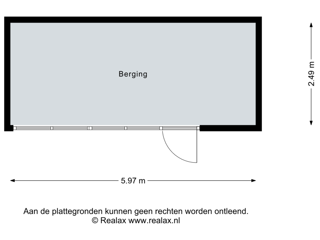 Bekijk plattegrond van Berging van Koenraadstraat 36