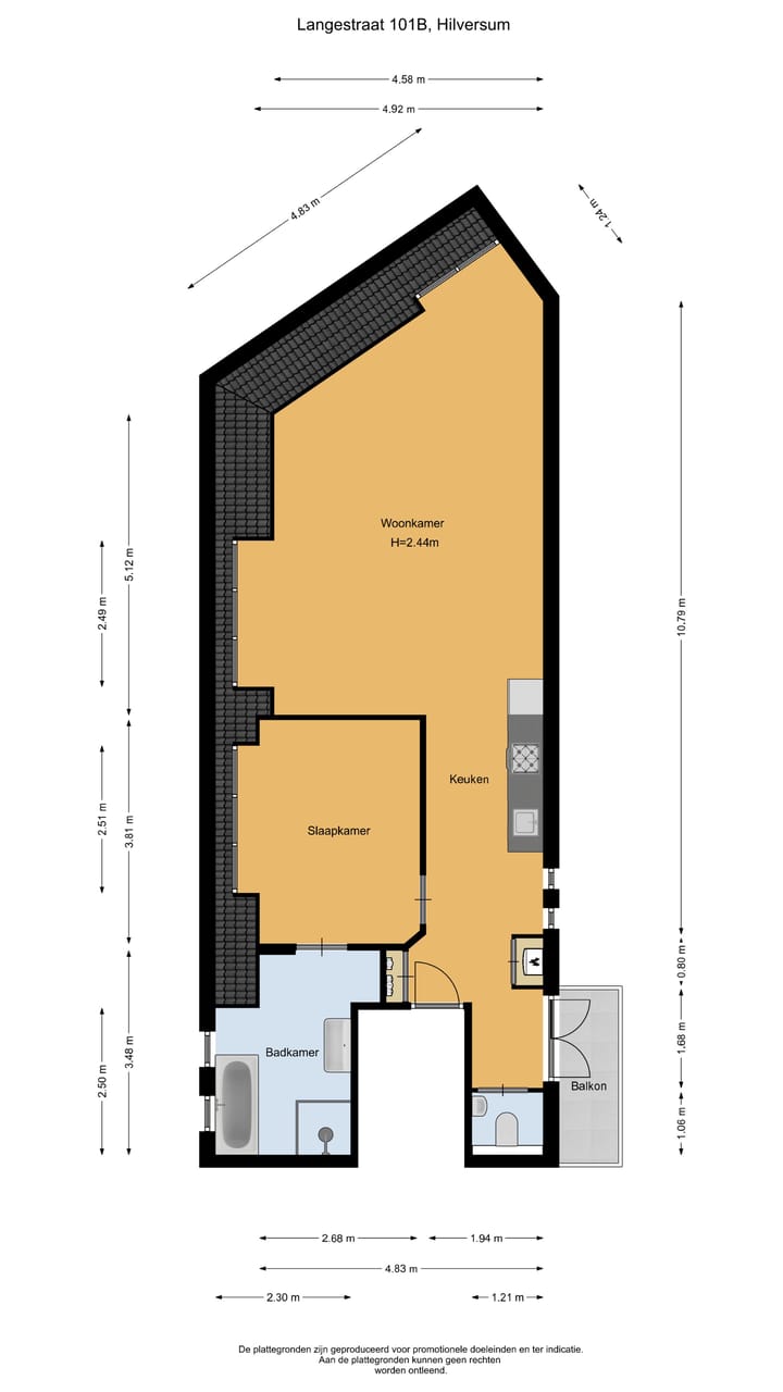Foto 16 van Langestraat 101-B