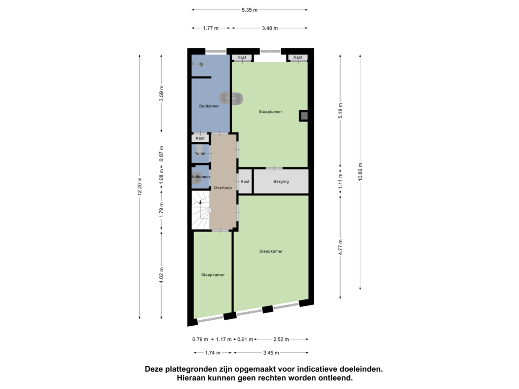 View floorplan of Eerste Verdieping of Nieuwe Haven 25