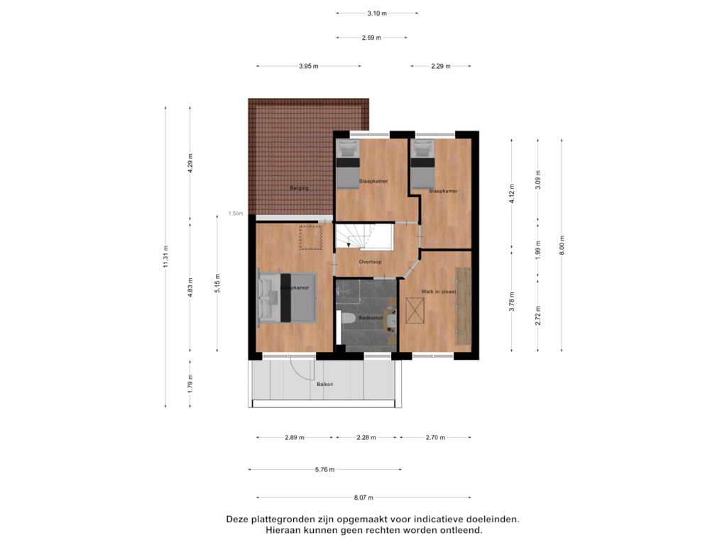 Bekijk plattegrond van Eerste Verdieping van Gelrelaan 40