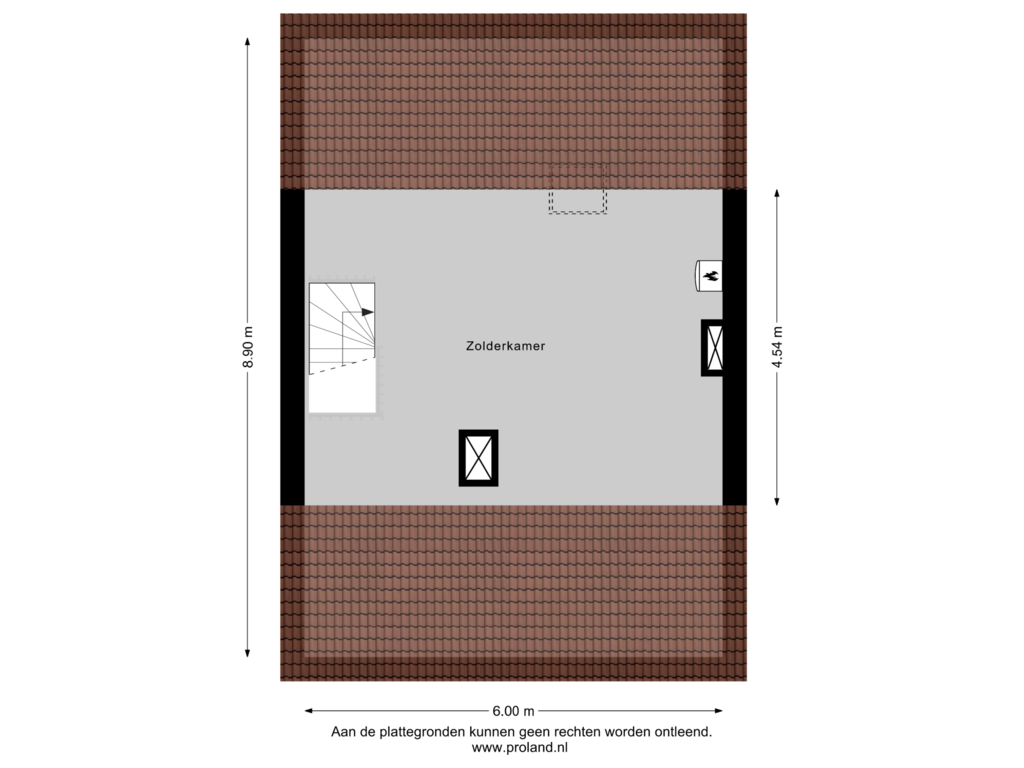 Bekijk plattegrond van 2e Verdieping van Preistingestraat 57