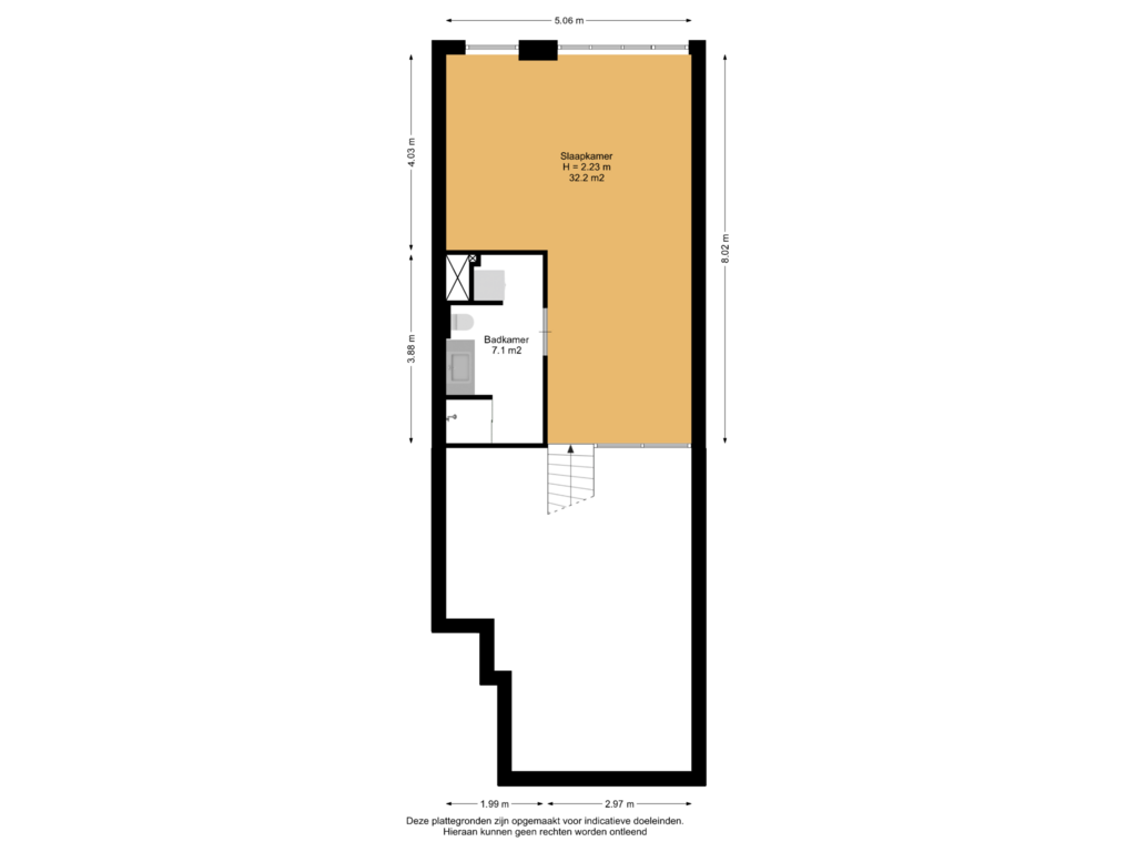 Bekijk plattegrond van 1e Verdieping van Rodenrijselaan 62-B