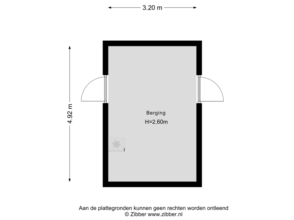 Bekijk plattegrond van Berging van Kanon 58