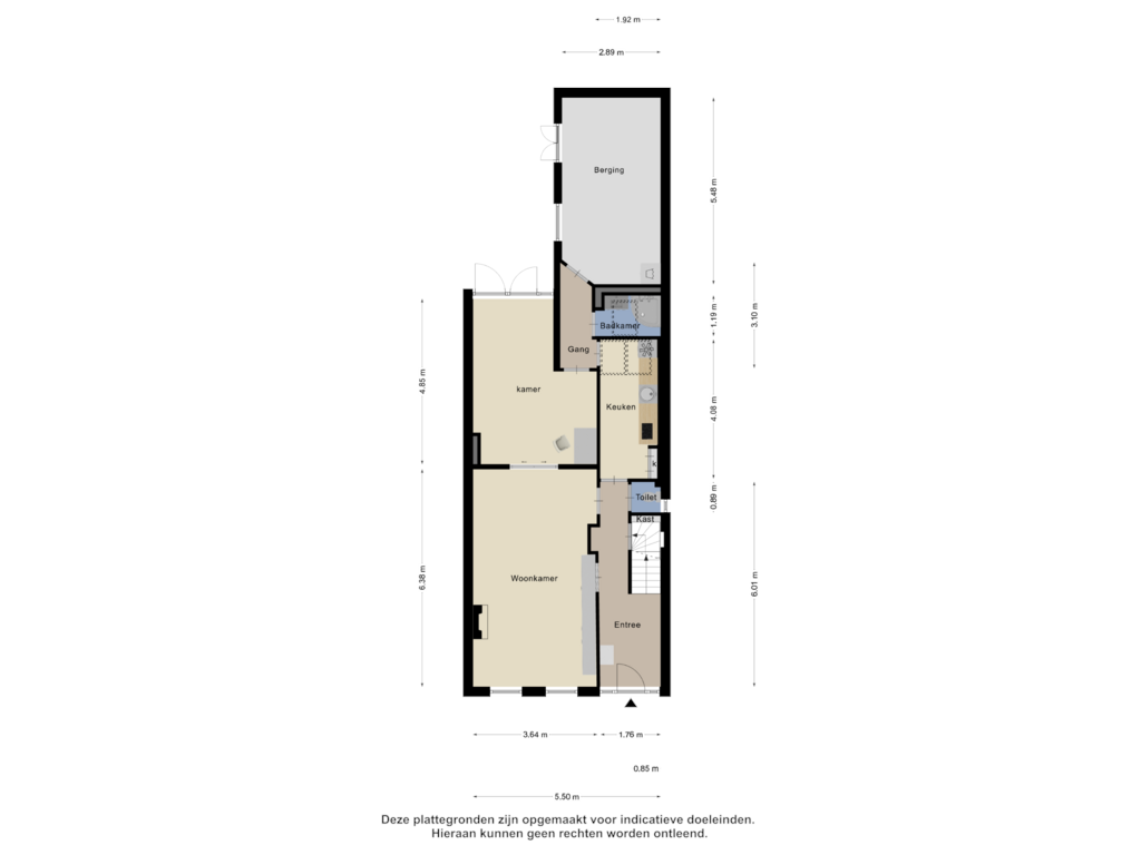 Bekijk plattegrond van Begane Grond van Bovenstraat 236