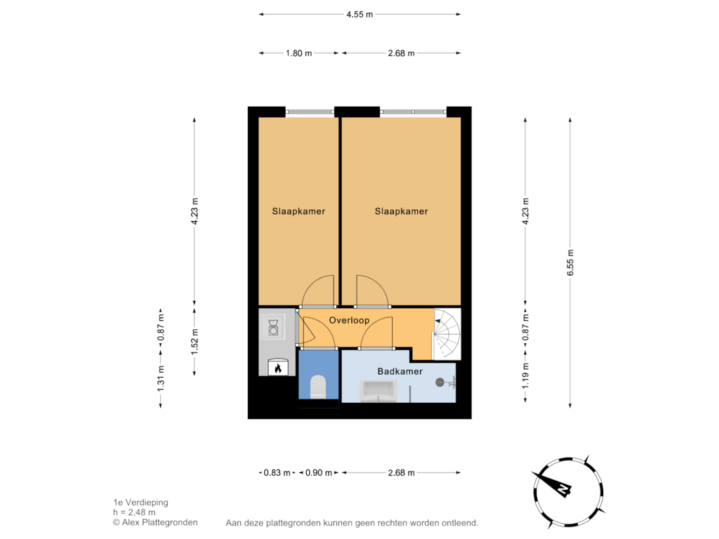 Bekijk plattegrond van 1e Verdieping van Derde Werelddreef 31