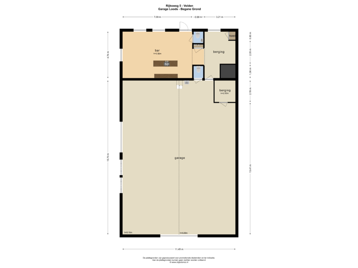 GARAGE LOODS - BEGANE GROND