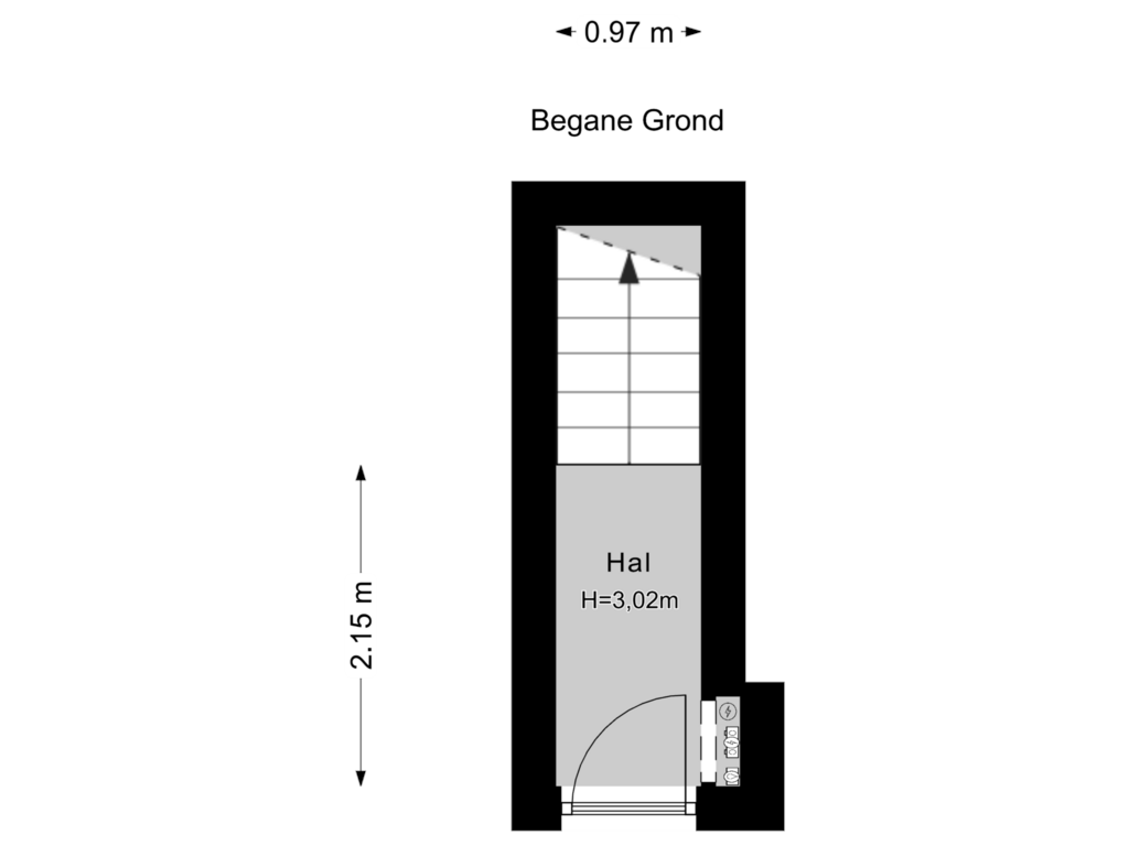 View floorplan of Begane Grond of Tulpstraat 109