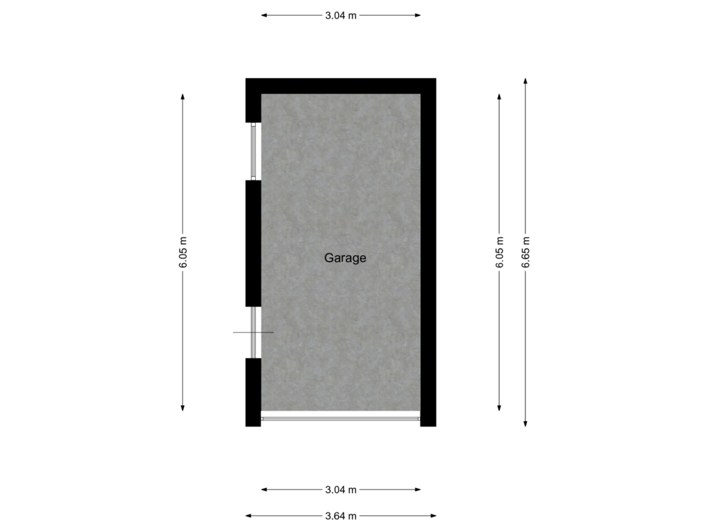 View floorplan of Garage of Meijgatenstraat 17