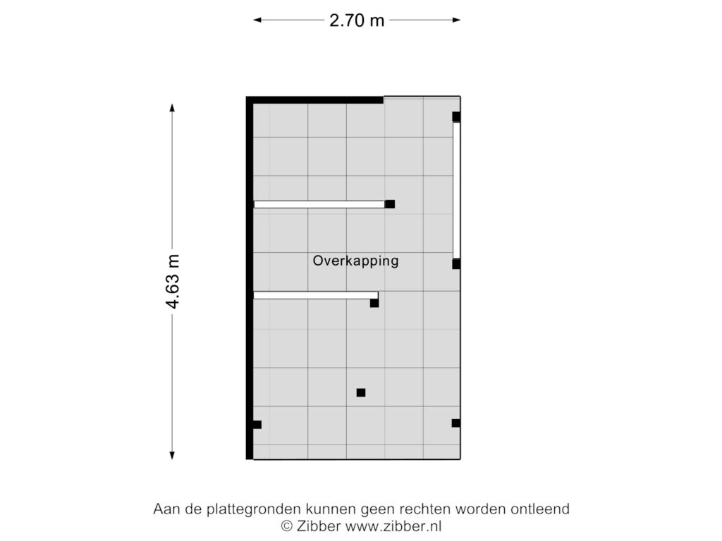 Bekijk plattegrond van Overkapping van Het Loeg 39