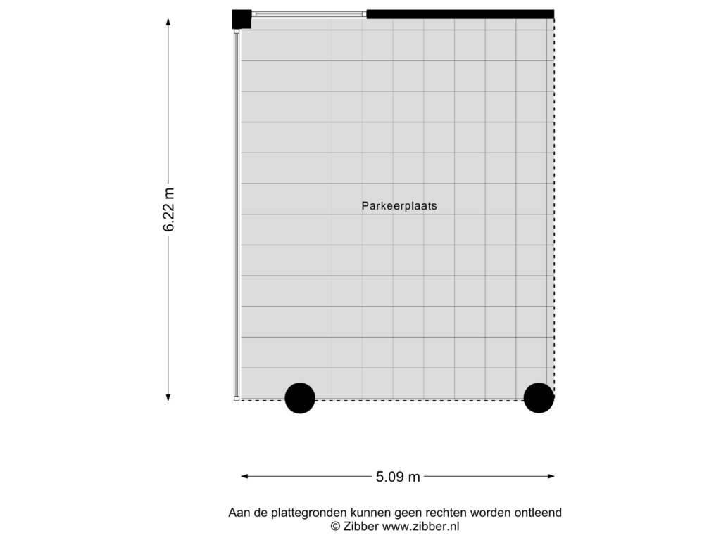 View floorplan of Parkeerplaats of L. Springerstraat 152