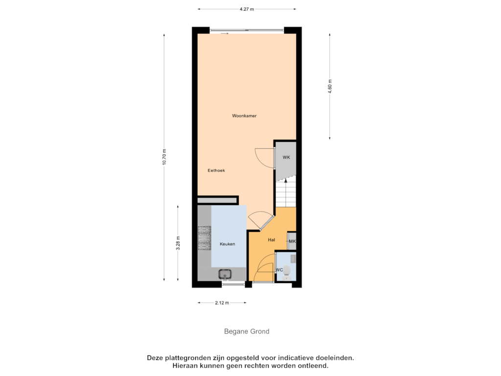 Bekijk plattegrond van Begane Grond van Dopplerdomein 15