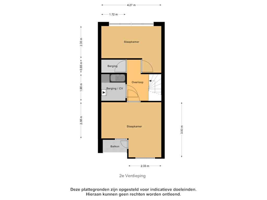 Bekijk plattegrond van 2e Verdieping van Dopplerdomein 15