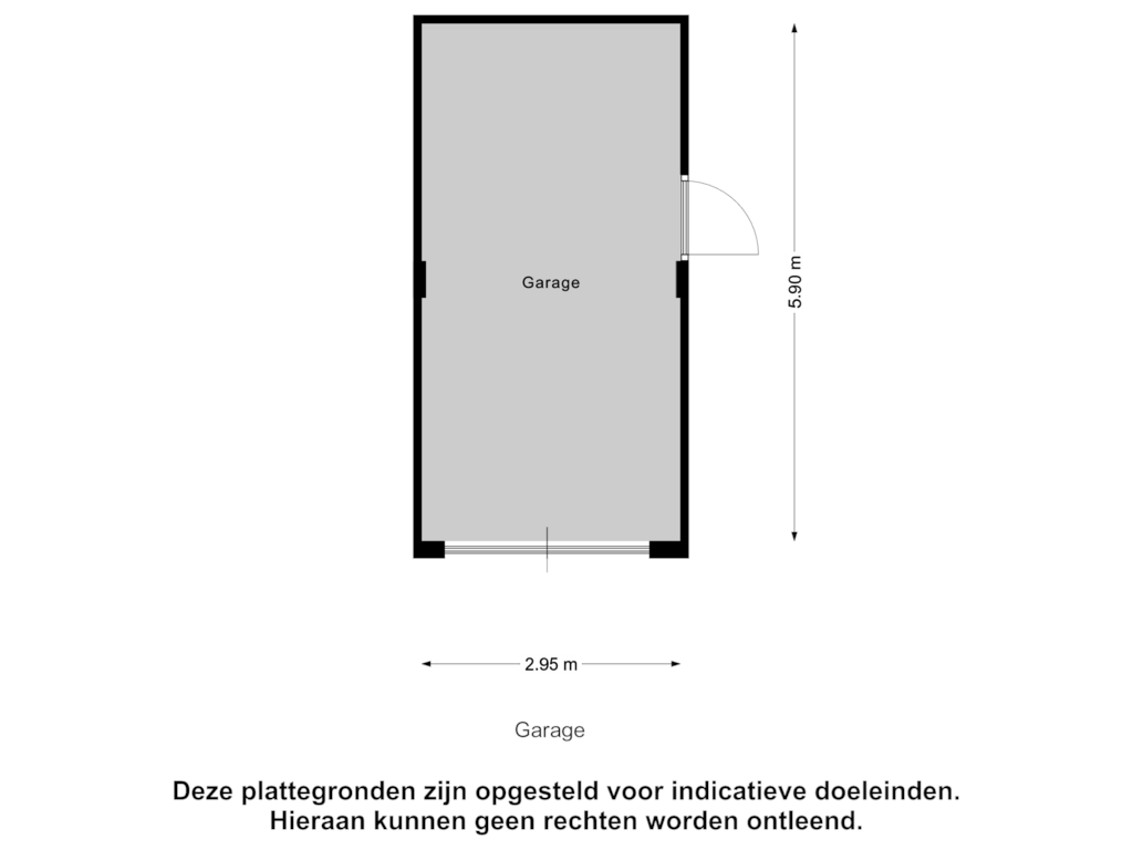 Bekijk plattegrond van Garage van Dopplerdomein 15